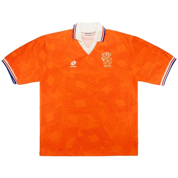 Maillot Football Pays-Bas Domicile Retro 1991 1992 Orange